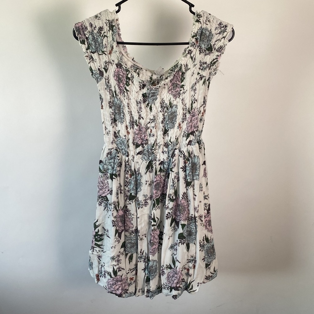 H&M off-shoulder floral dress